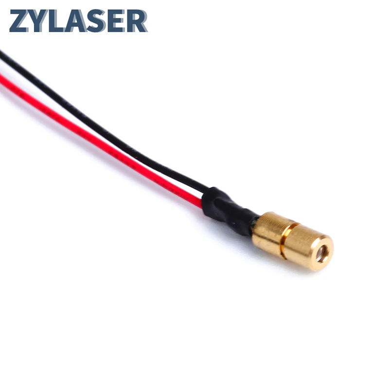 Lente de plástico D4mm 850nm infrarrojo MINI tamaño 3V/5V módulo láser, cabezal láser de localización Industrial para grabado láser DIY