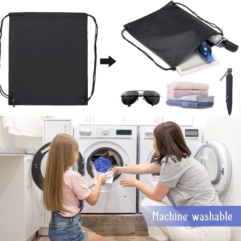 에코 폴리에스터 번들 포켓 레이스 백팩 휴대용 방수 쇼핑 팩 백팩 휴대용 남녀 야외 스포츠 짐 가방