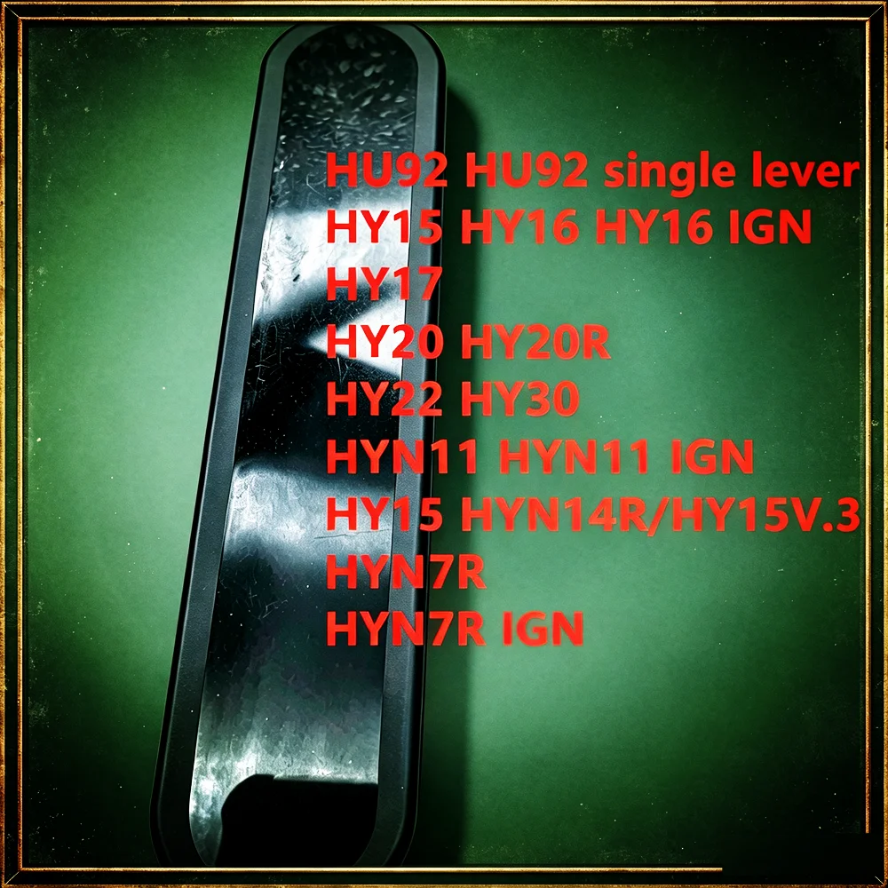Lishi 2-in-1 Tool HU92 HU92 single lever HY15 HY16 HY16 IGN HY17 HY20 HY20R HY22 HY30 HYN11 HYN11 IGN HY15 HYN14R/HY15V.3 HYN7R