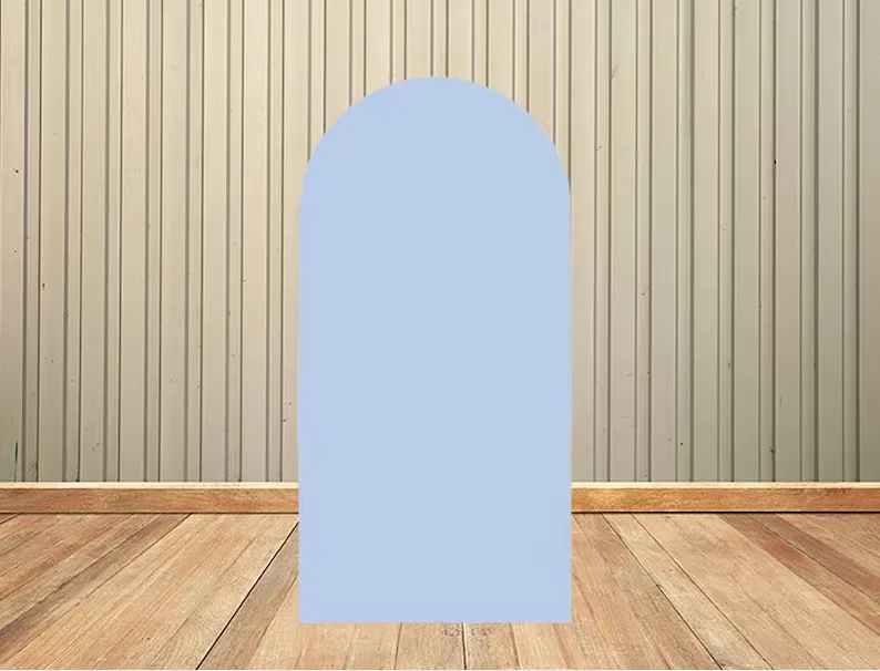 Mehofond-両面アーチの背景,地中海のレモンカバー,青と白の磁器,ブライダルシャワー,アーチ型のパーティーの背景