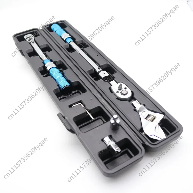 Replaceable head Square hole torque wrench Ratchet adjustable kg torque wrench Auto repair sleeve movable head