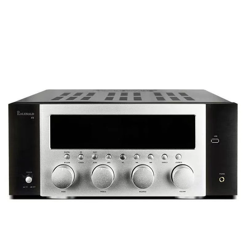 

BALENALD X9 Professional HiFi Decoding 5.0 Bluetooth Dual-Channel Car Stereo Audio Home Amplifier Fever Power for Car Digital
