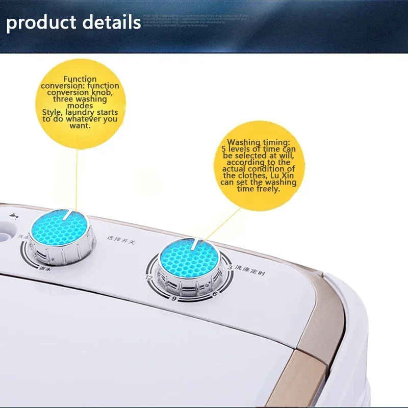 가전제품 단일 버킷 세탁기 반자동 탈수 세탁기 (탈착식)