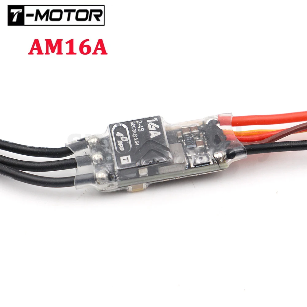 T-motor F3P BPP-4D 2-4S AM16A 16A ESC Electronic Speed Controlr For RC FPV Drone F3P 3D 4D Indoor Flight Fixed Wing