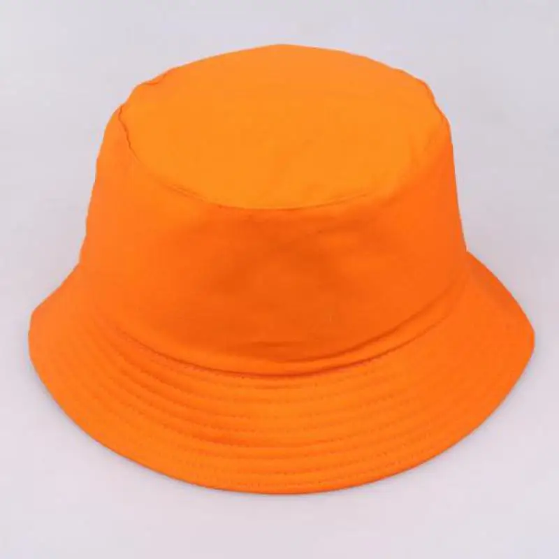 Hurtownia Solid Bucket Hat Dla Kobiet Bawełna Mężczyźni Outdoor Sun Protection Hip Hop Caps Fisherman Hat Gorros Bob Custom Logo Printed