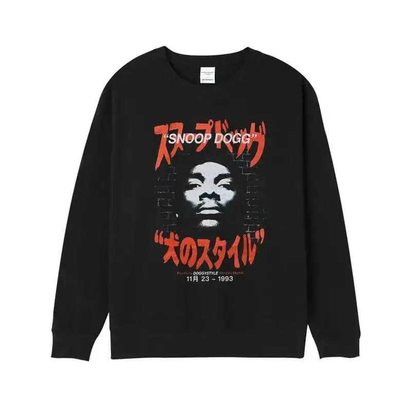 

Round Neck Pullover Hoodie for Women Autumn West Coast Hip-hop Clothing in The UnitedStates Hoooded Tops Cotton Women Unisex