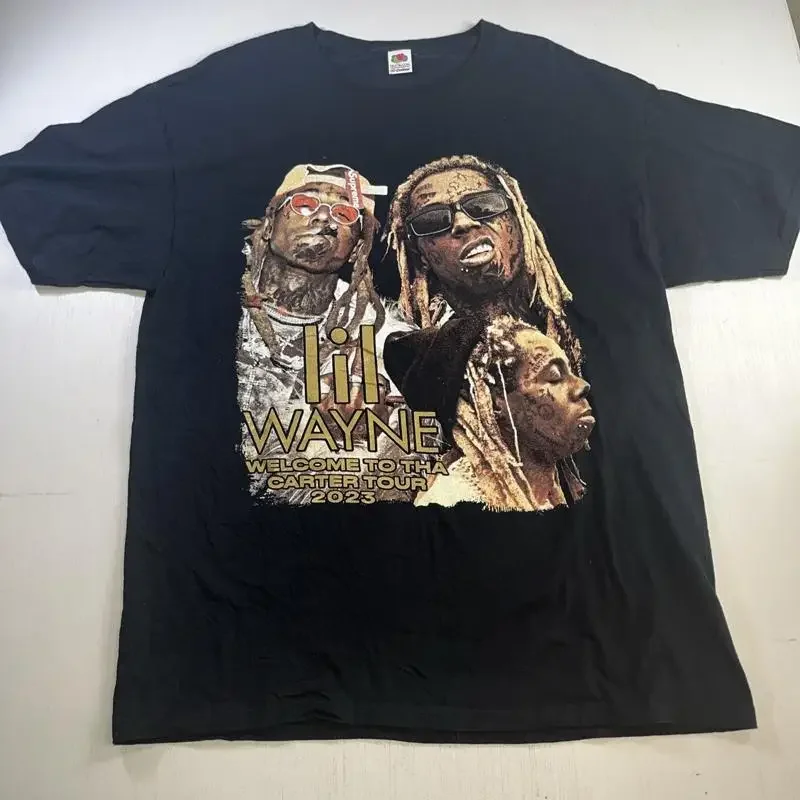 Lil Wayne Mens Large Rapper 2023 Tour T shirt Welcome To Tha Carter