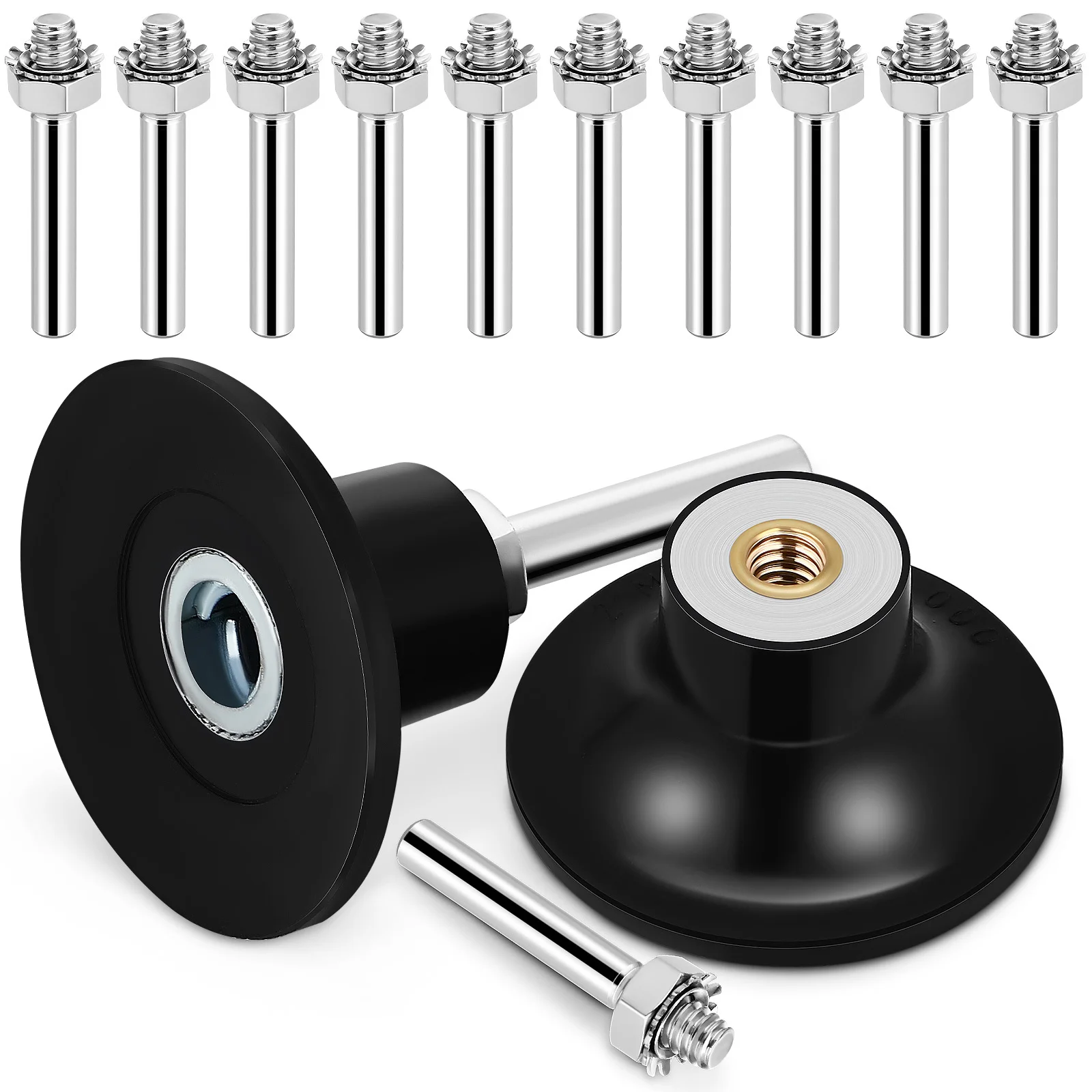 

1Set Disc Pad Adapter for Grinder Stable Torque Sanding Disc Holder Angle Grinder Accessories Efficient Grinding Wear Resistant