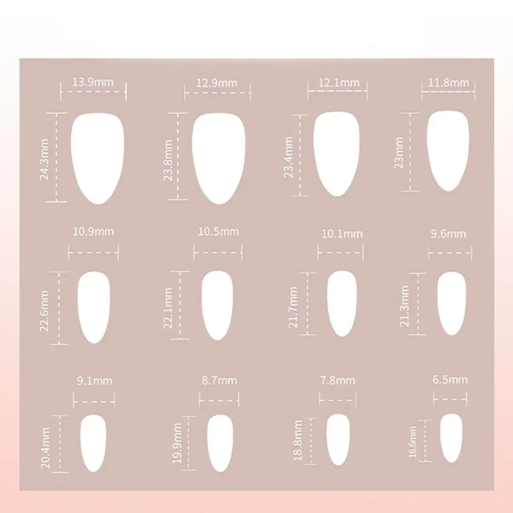 Faux ongles longs en amande, 24 pièces, nœud métallique, fleur 3D, presse sur les ongles, paillettes détachables, pointes d'ongles, DIY