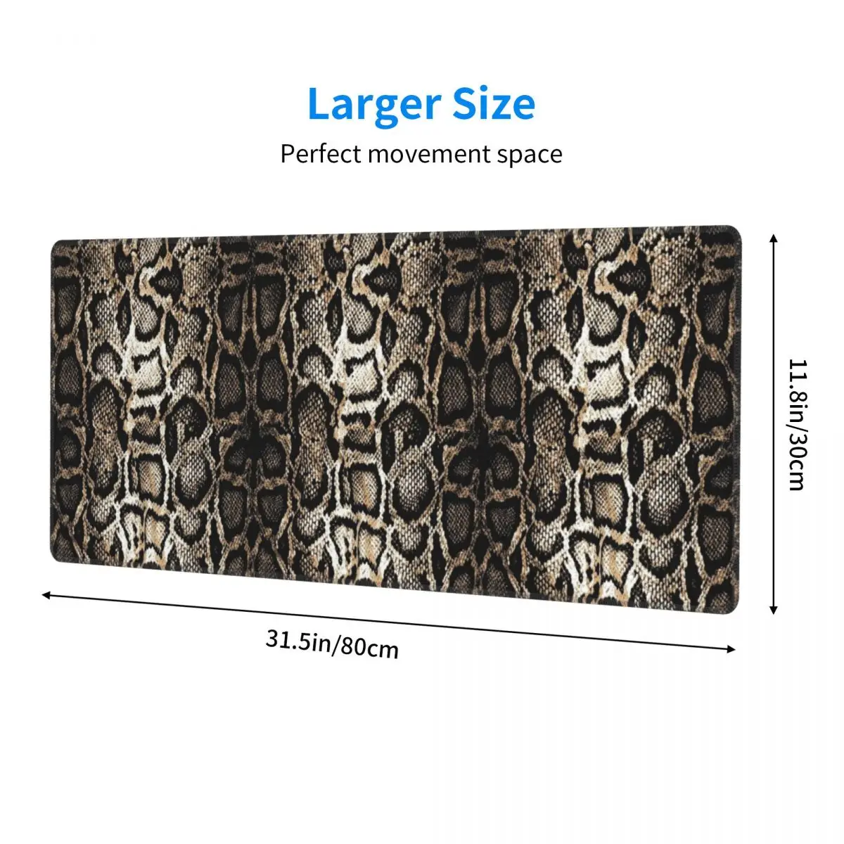 Large Mouse Pad Snake Skin Gamer PC Laptop Mats Keyboard Carpet Computer Gaming Office Accessories Desk Mat