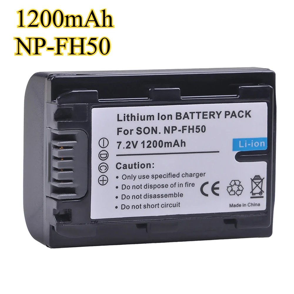 1200Mah NP-FH50 Dig… - image