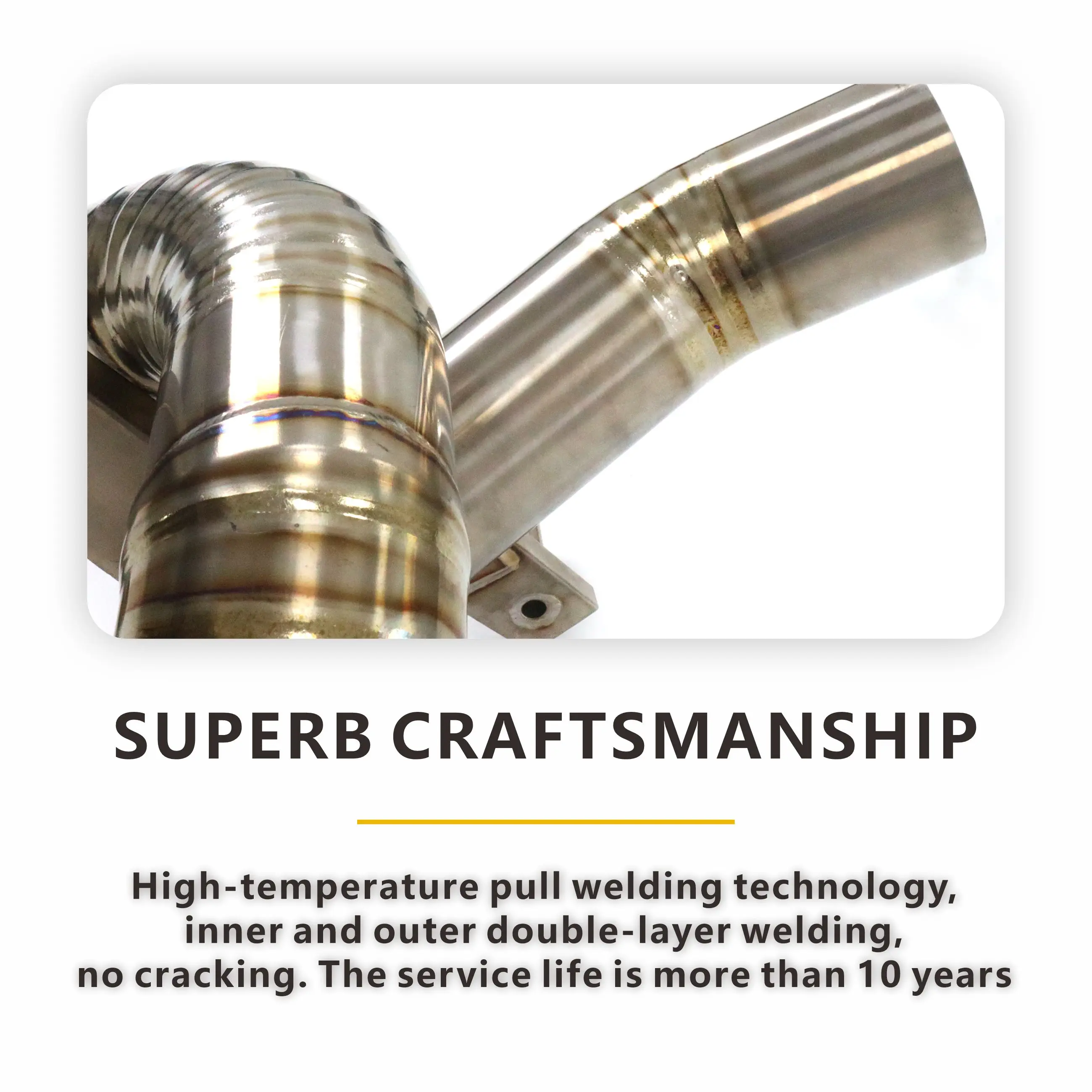 HMD Ti لـ Lamborghini Aventador SVJ خفيف الوزن Catback عالي الجودة بتصميم X-tube نظام عادم 76 مم