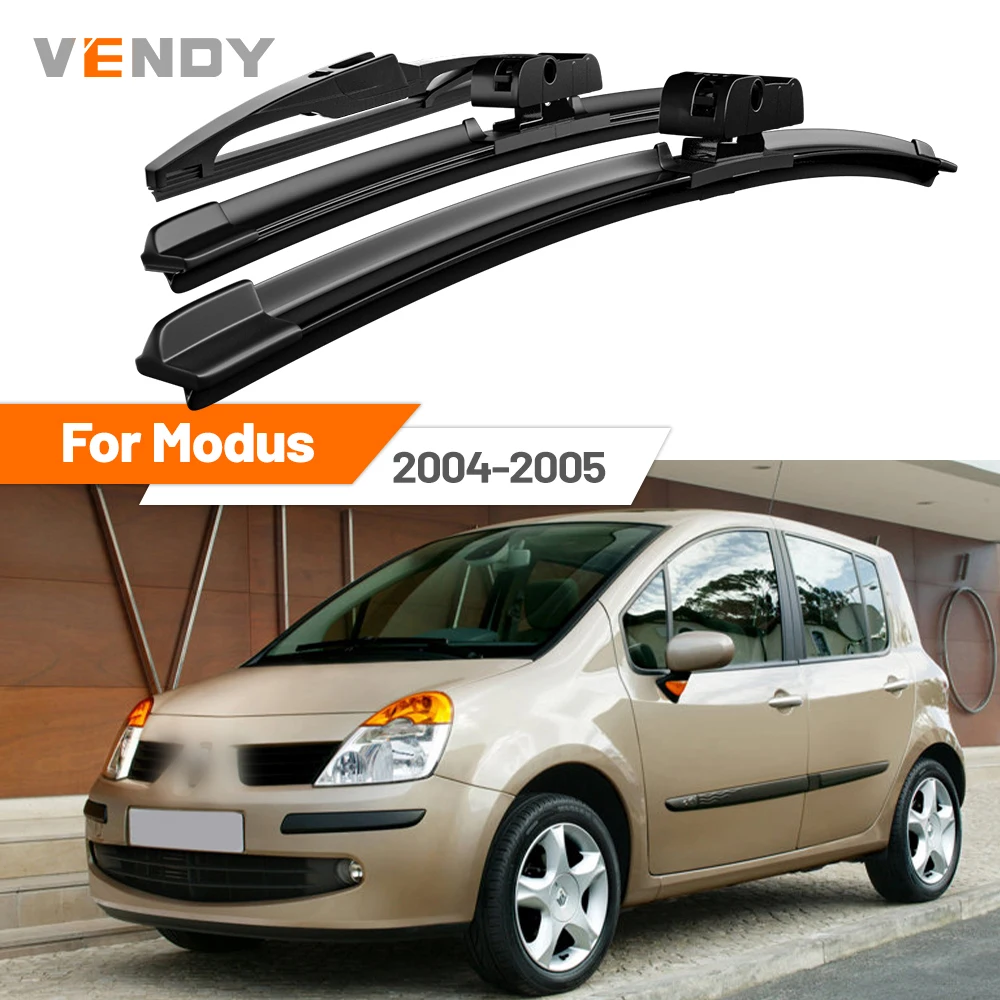 Für Renault Modus 2004-2005 Vordere & Hintere Scheibenwischerblätter Windschutzscheibenwischer-Set Zubehör