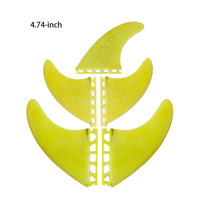 Beach Accessories 5pcs Beginner Fiberglass Yellow  Future Fins