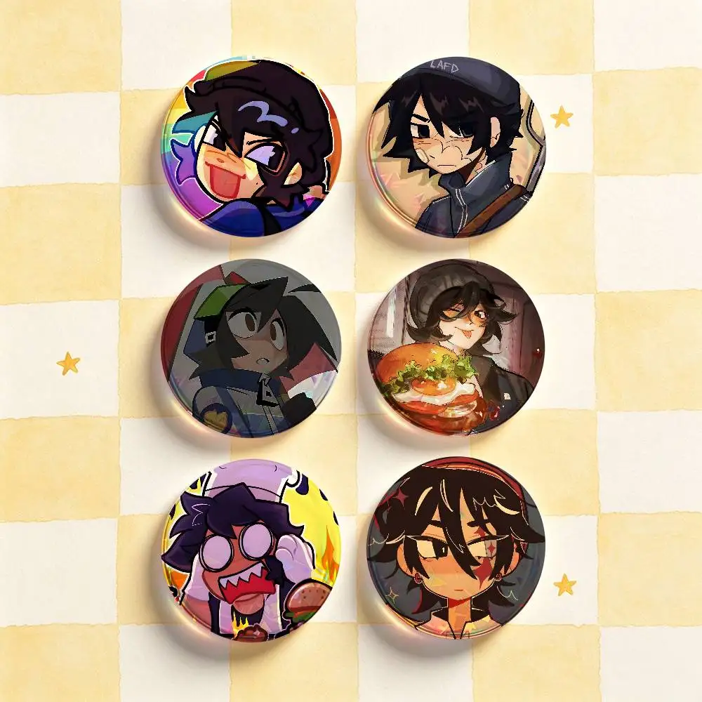 Q-Quackity D-DSMP Badges 25 32 44 58 75 mm Round Customizable Wholesale Fan goods Self-made fan freebies