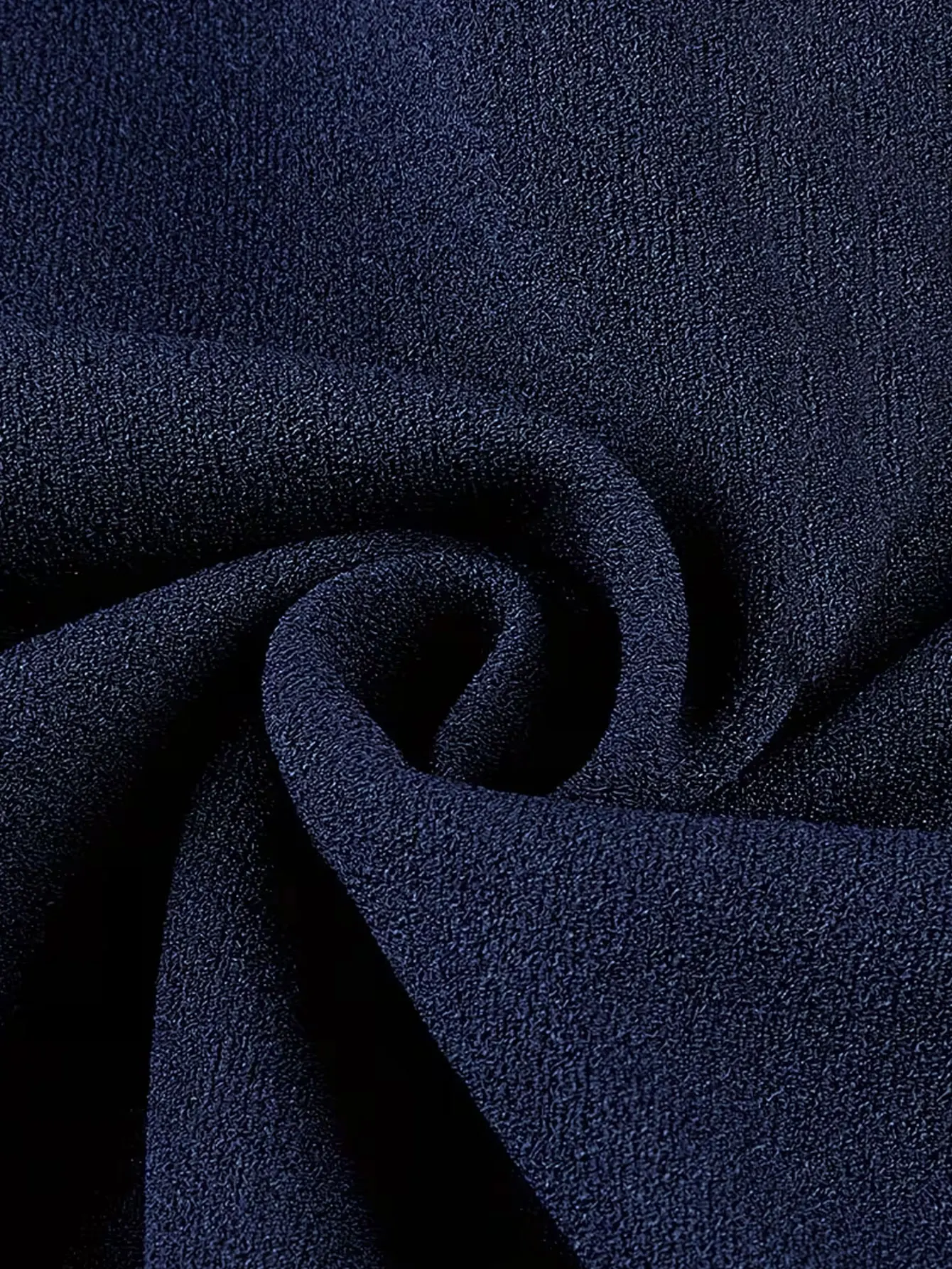 Elegantes Damenkleid in Unifarbe mit O-Ausschnitt, Glockenärmeln, Freizeit-Cocktailkleid, Knielang, A-Linie, Abendkleid – Detail 5