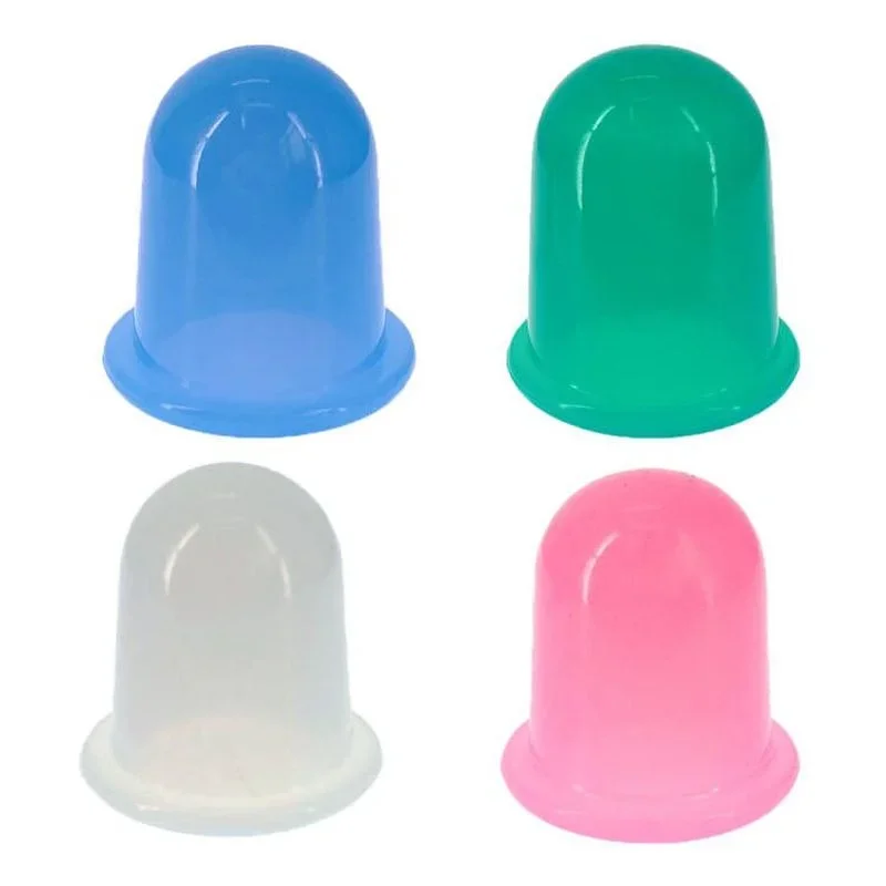 

ilicone Vacuum Cup Suction Cups Vacuum Cans Massage Body Face Neck Massage Suction Cup Health Care Cellulite Massage Tools