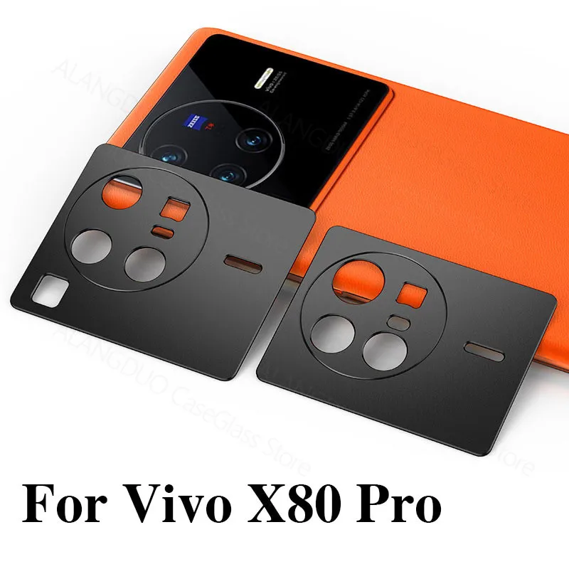 

Camshield Alloy Len Hollow Hole Film Sticker Bezel Cover For Vivo X80 Pro X80Pro X Note Fold Metal Camera Lens Screen Protector