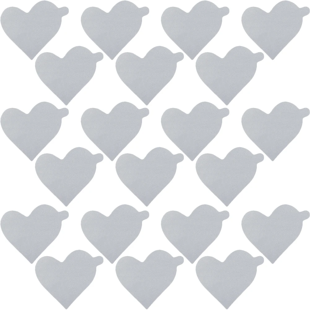 

Eyelash Glue Sticker Pad 3 Bags Tin Foil Disposable Extension Supplies Grafting Container Heart Shaped Lash Glue Holder Pigment