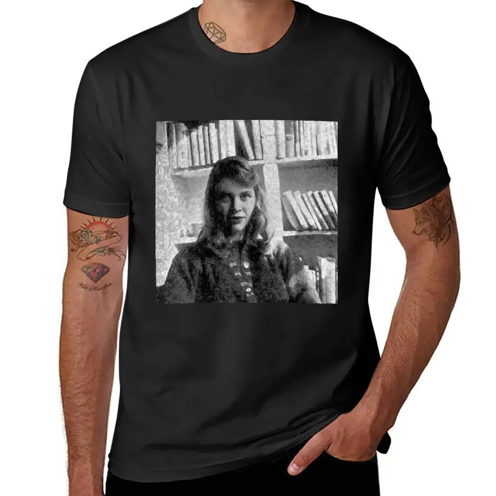 

Sylvia Plath - #2 of #7 in a series T-Shirt sublime vintage customs design your own Men's t-shirts