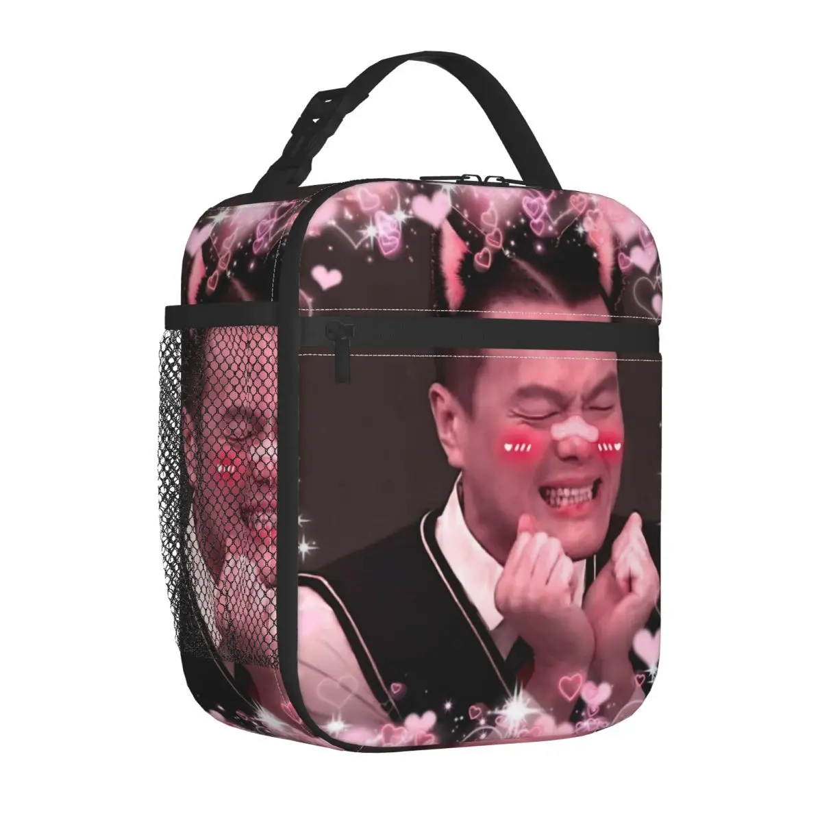 J-JYP MEME Modern Insulated Lunch Bags Large Meal Container Cooler Bag Lunch Box Tote School Picnic Food Bag
