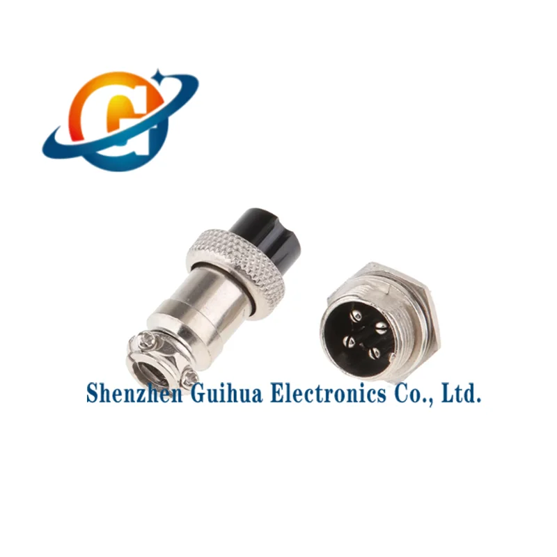 2pcs GX20 Aviation Plug and Socket GX20-2/3/4/5/6/7/8/9/10/12 Pins/Gender Connector Full Set