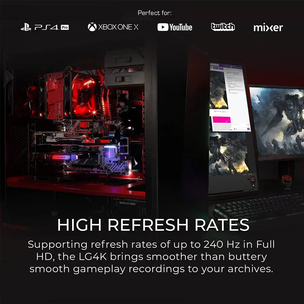 AVerMedia GC573 Live Gamer 4K Internal Video Capture Card Stream and Record 4K60 HDR10 for OBS PS5 PS4 SWITCH Xbox
