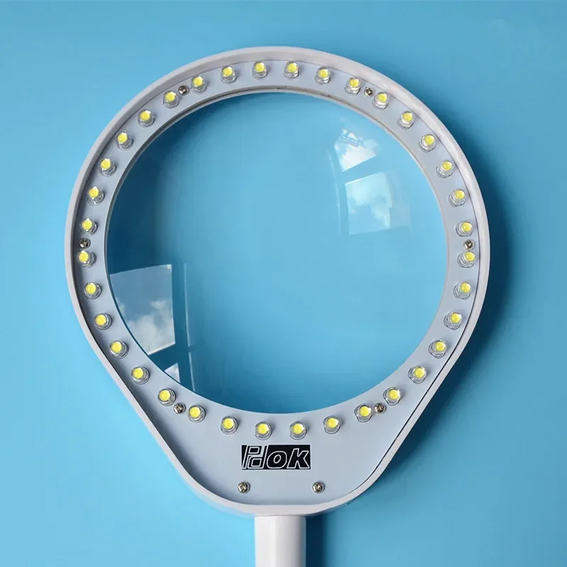 جديد مكبرة مكتب الجدول مصباح محمول 10X المكبر 125 مللي متر مع 36 LED الإضاءة ، المكبر الجدول لإصلاح اللوحة الأم #6