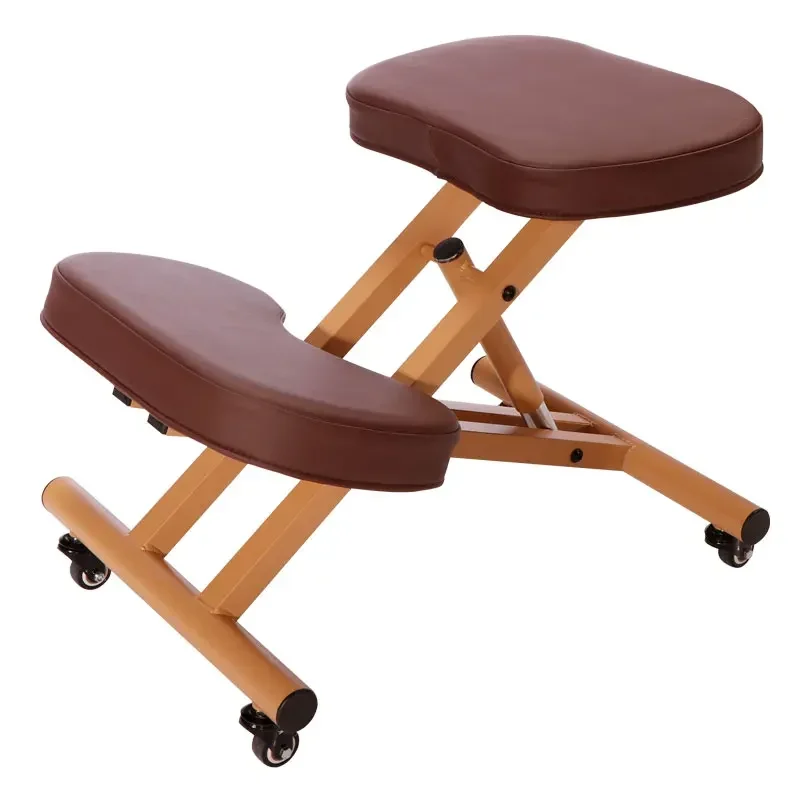 kneeling ergonomic wooden chair kneeling office  wooden kneeling