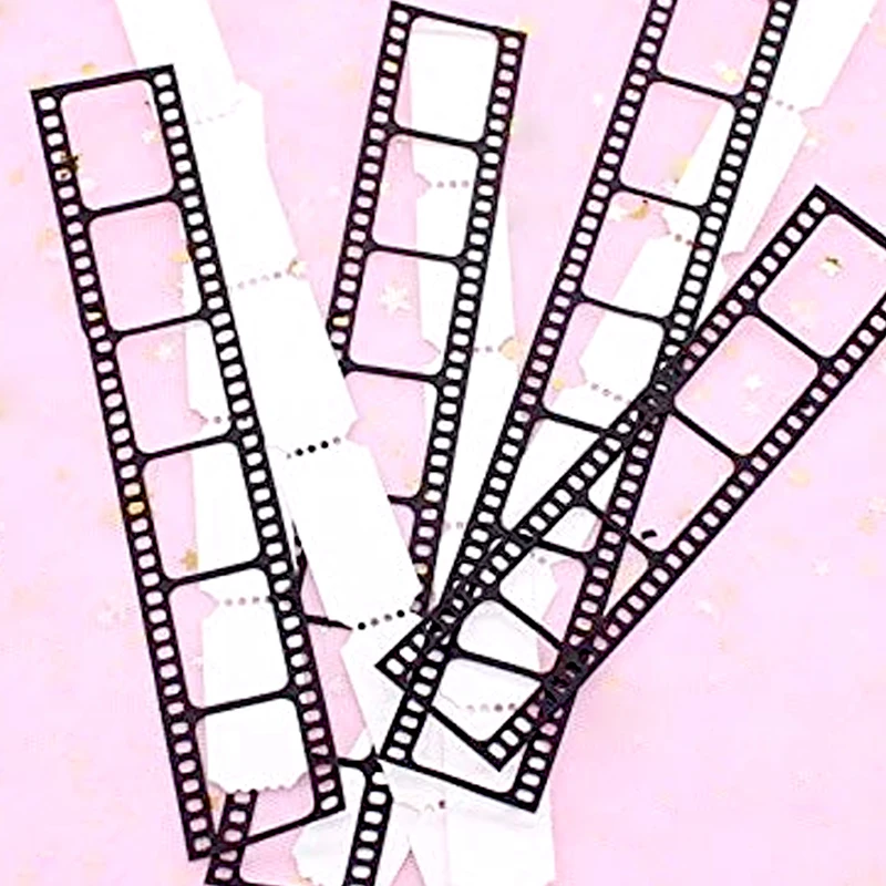 Nowy Film matryce do cięcia metalu w kształcie prostokąta do scrapbookingu do tworzenie albumów na zdjęcia szablonu dekoracyjnego