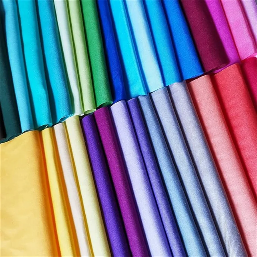 50 Piece Quilted Fabric Set (20cm X 20cm) Solid Color Pure Cotton, Pre Cut Square Sewn Quilted Patchwork, Suitable for DIY Handm view 5