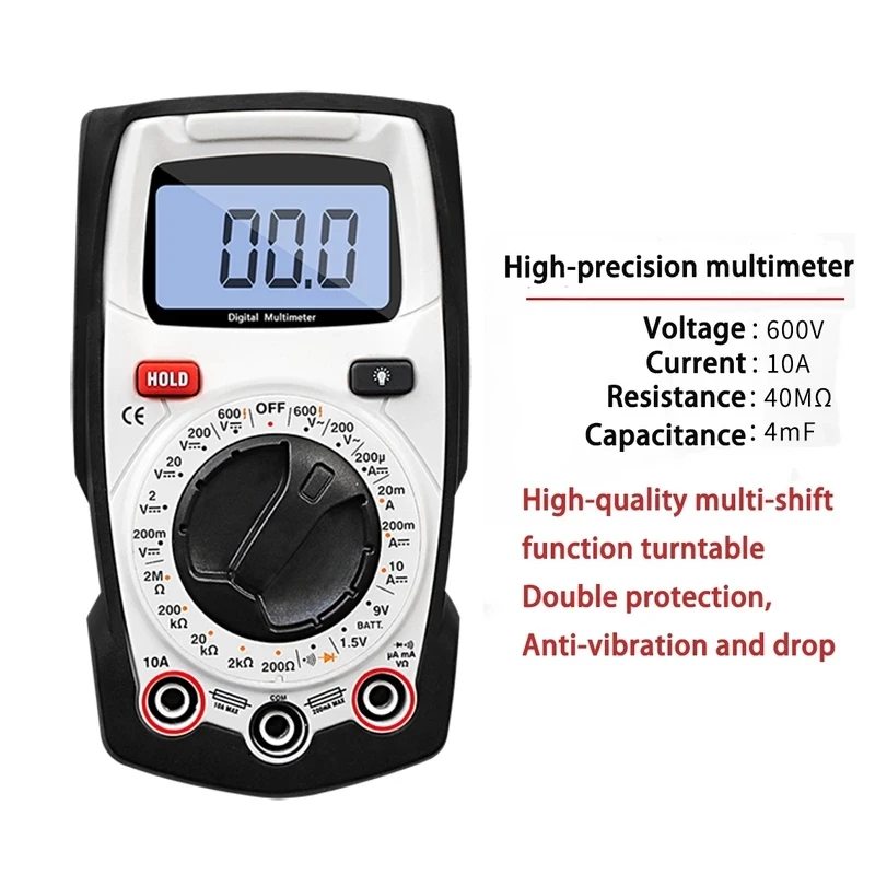 DT-330H zacisk av miernik multimetr True RMS instrumenty elektryczne DC/AC woltomierz