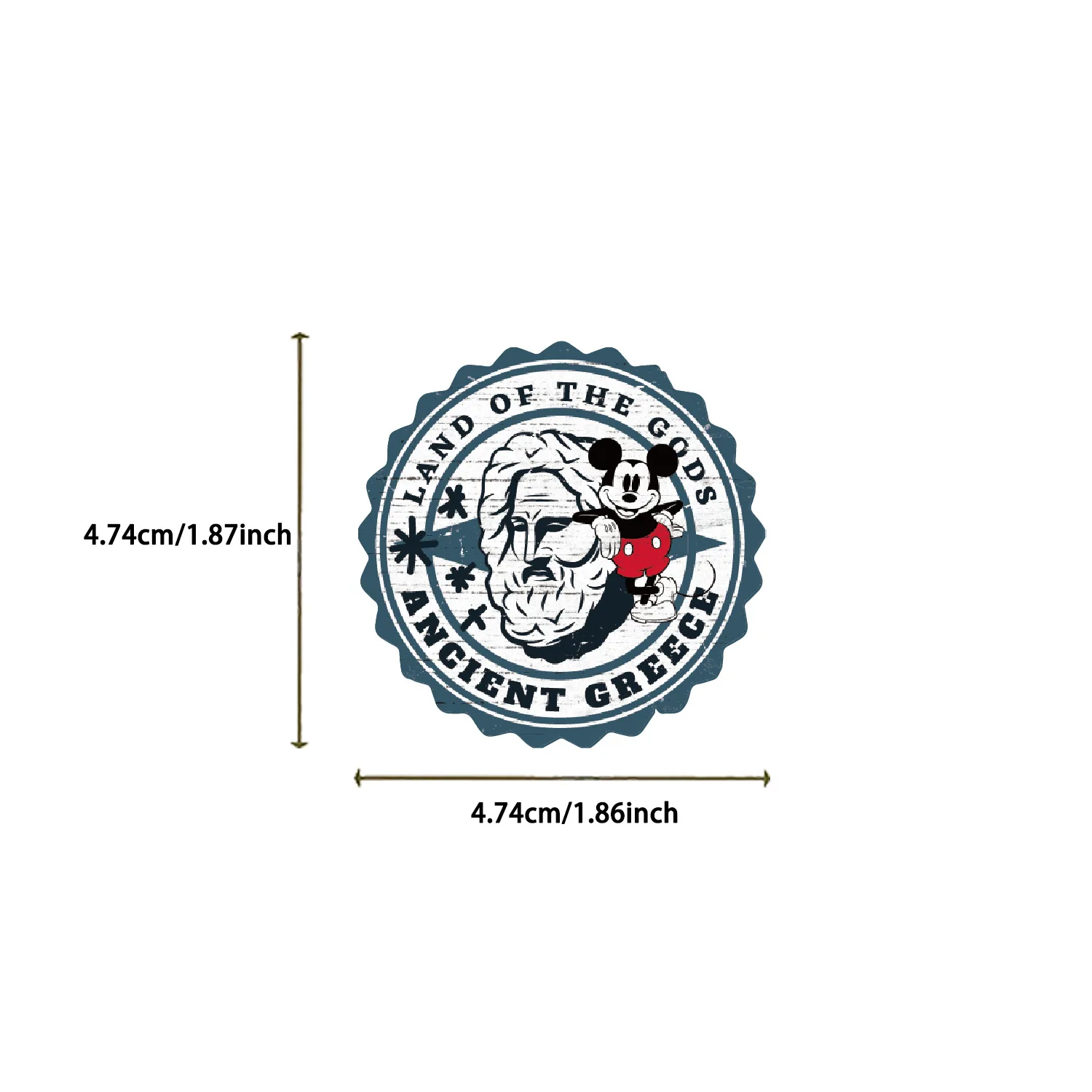 

50PCS Retro Mickey Mouse Stamp Sticker Cartoon Creative Funny Graffiti Waterproof Decal Kids Toy DIY Water Cup Pencil Box Desk