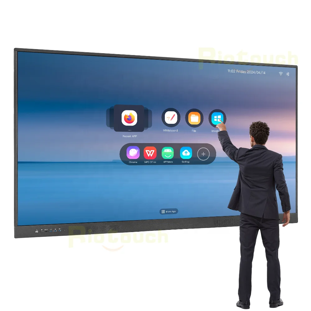 

65 75 85 Inch Android Interactive Panel Smart Whiteboard Board for School Classroom
