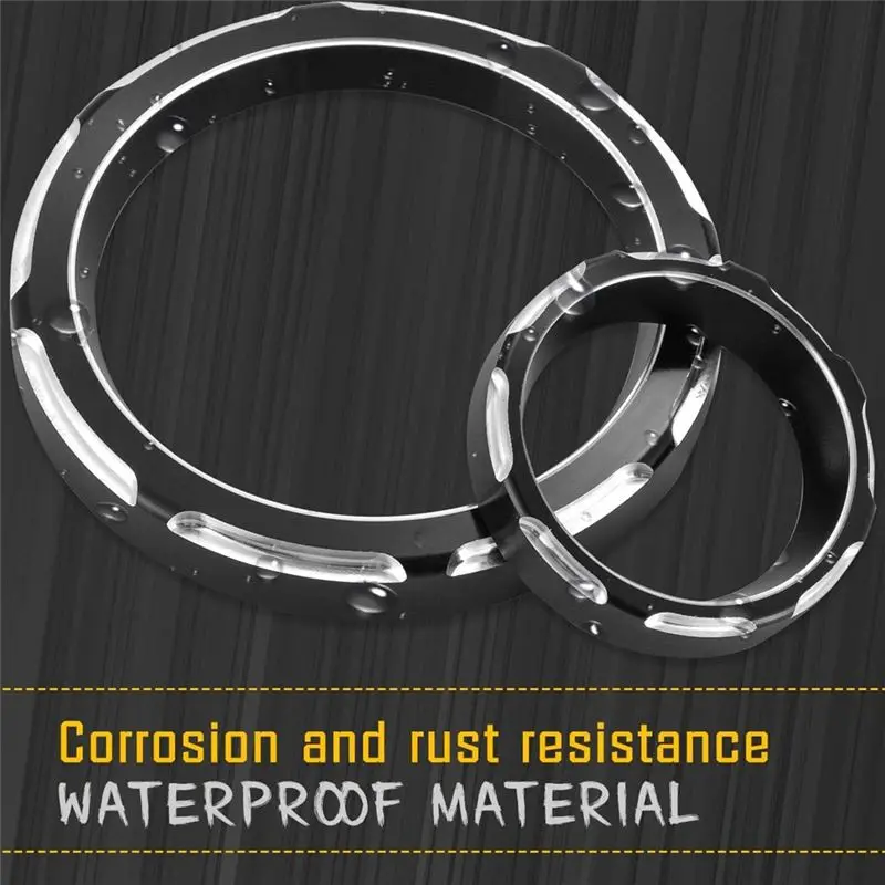 WF-4 Inch Speedometer Gauge 2 Inch Burst Bezel Kit Instrument Cover Board For Touring Electra Glide Street Glide