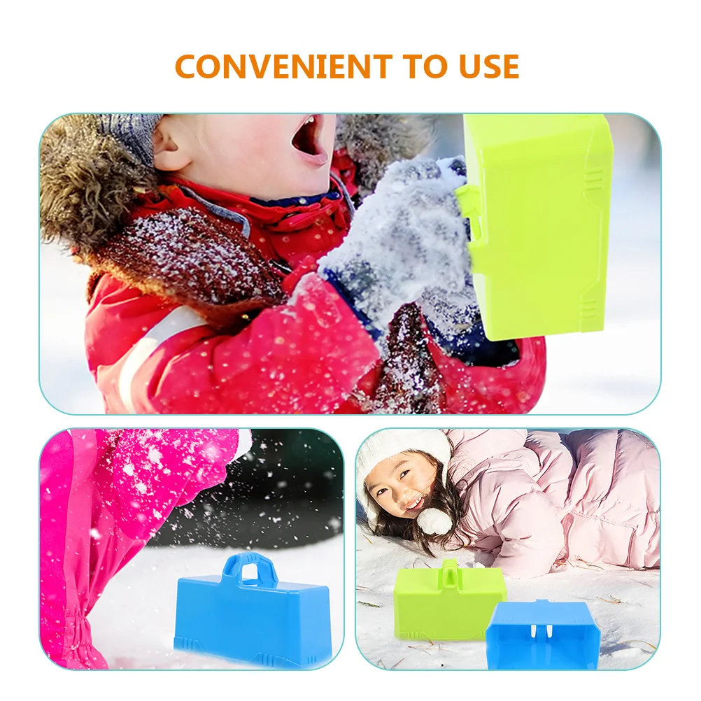 3 Pcs Kids Toys Snow Gear Play with Children Blocks Makers for Ages 8-12 Sand Castle Molds Outdoor