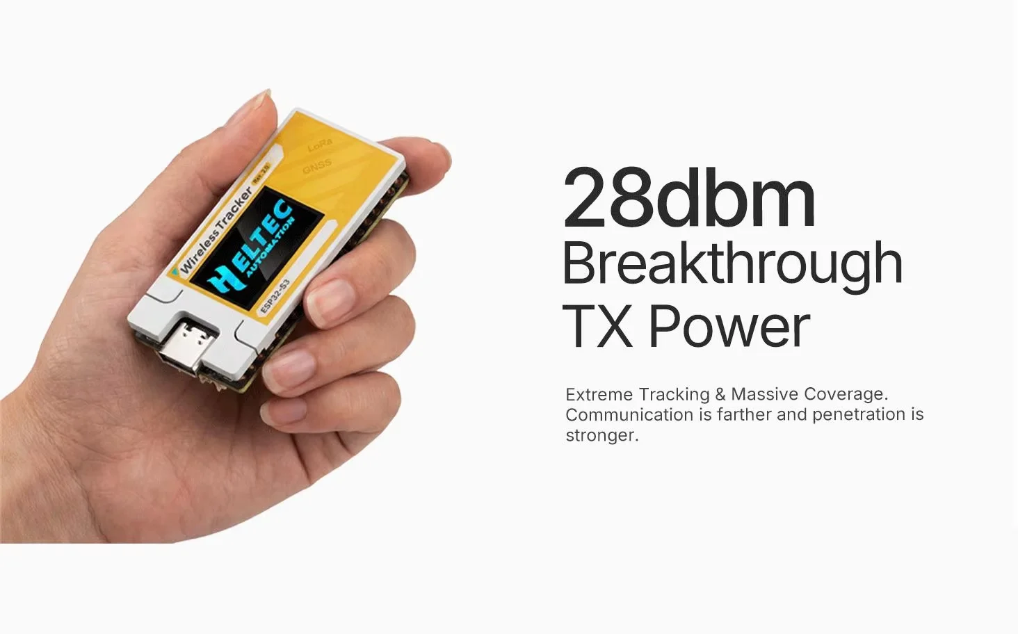 Heltec Tracker V2 MeshCore Lora SX1262 UC6580 Chipset Wireless Tracker TFT-LCD solar interfaces RF Filter support BLE Meshtastic
