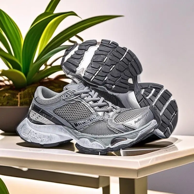 

Comfortable and breathable sports shoes with mesh surface, versatile and casual in style, simple design new model running shoes.