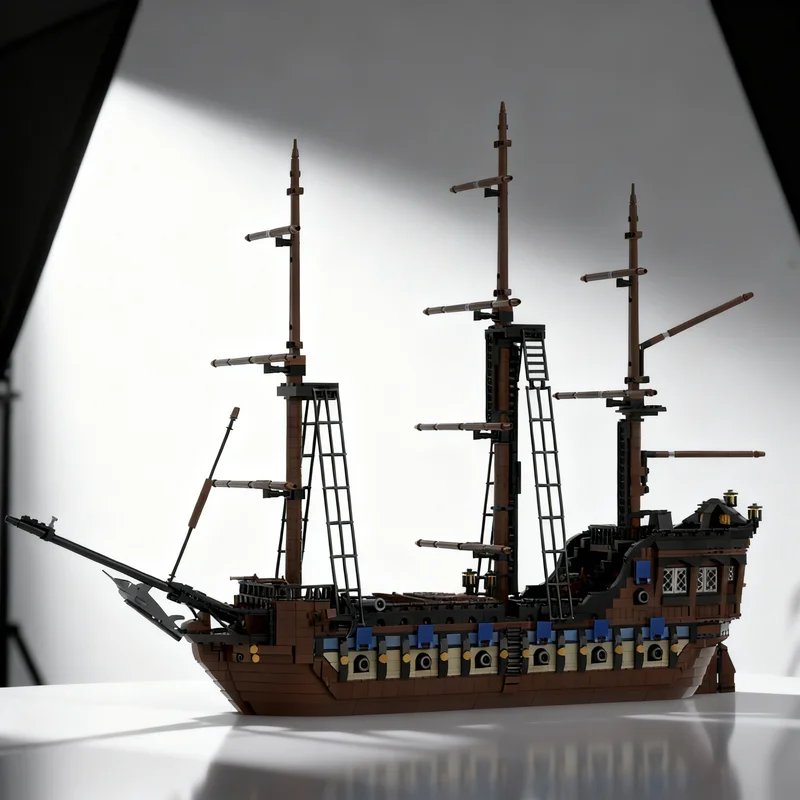 

3192 детали MOC Imperial Flagship REMASTERED: Конструктор «Пиратский флагман» — креативный подарок, DIY-декор для взрослых и детей, премиум-класс, для рабочего стола