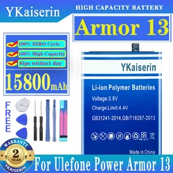 YKaiserin for Ulefone Power Armor 13 Power Armor 14 (3097) Batterij Armor13 Armor14 Battery High Quality Battery