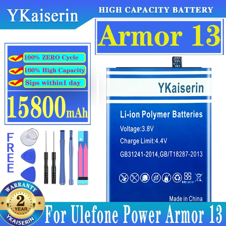 YKaiserin Battery for Ulefone Power Armor 13 14 (3097) Batterij High Quality