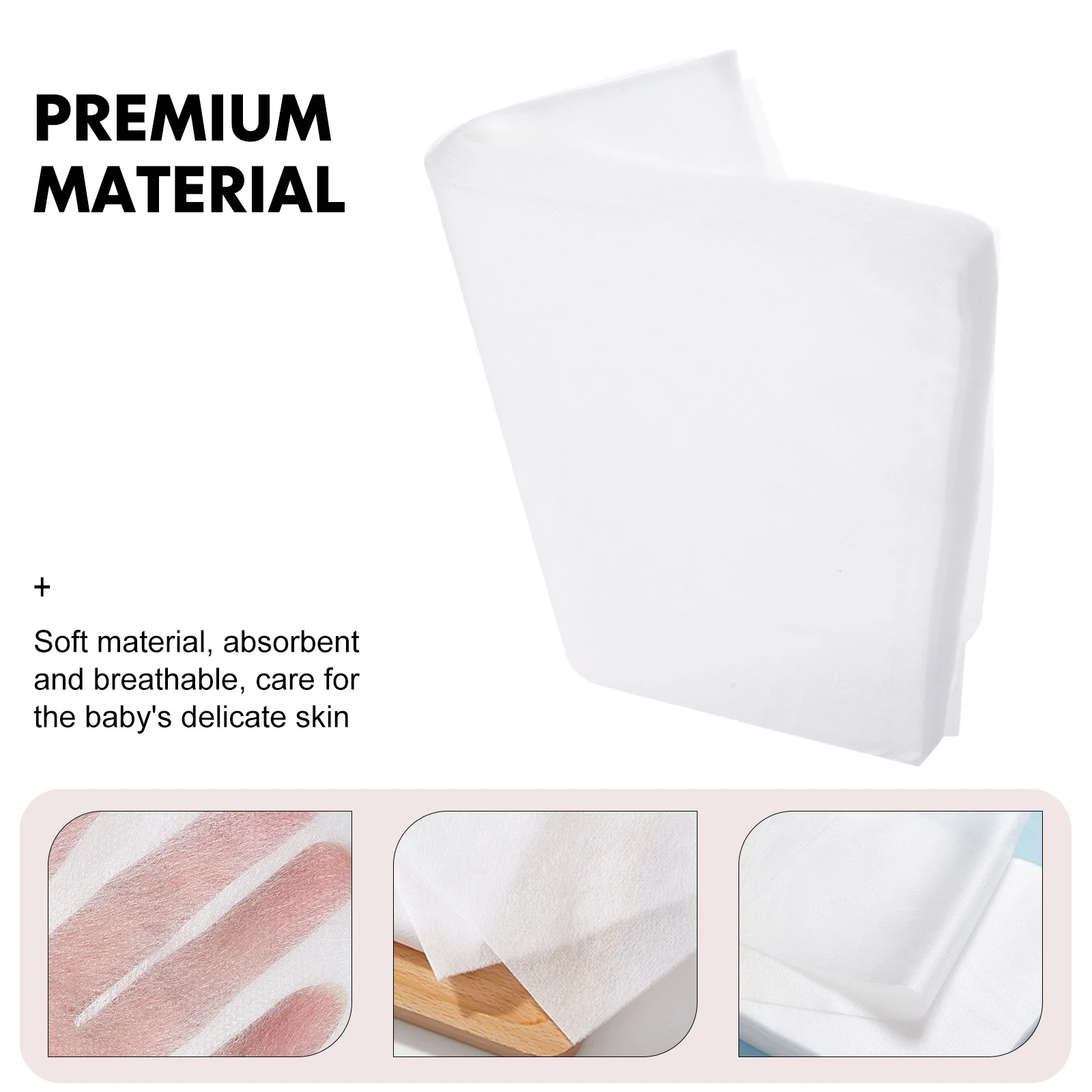 200 Pcs Urine Pad Baby Diaper Bags Changing Mat Waterproof Disposable Soakers Reusable Keeps Diapers