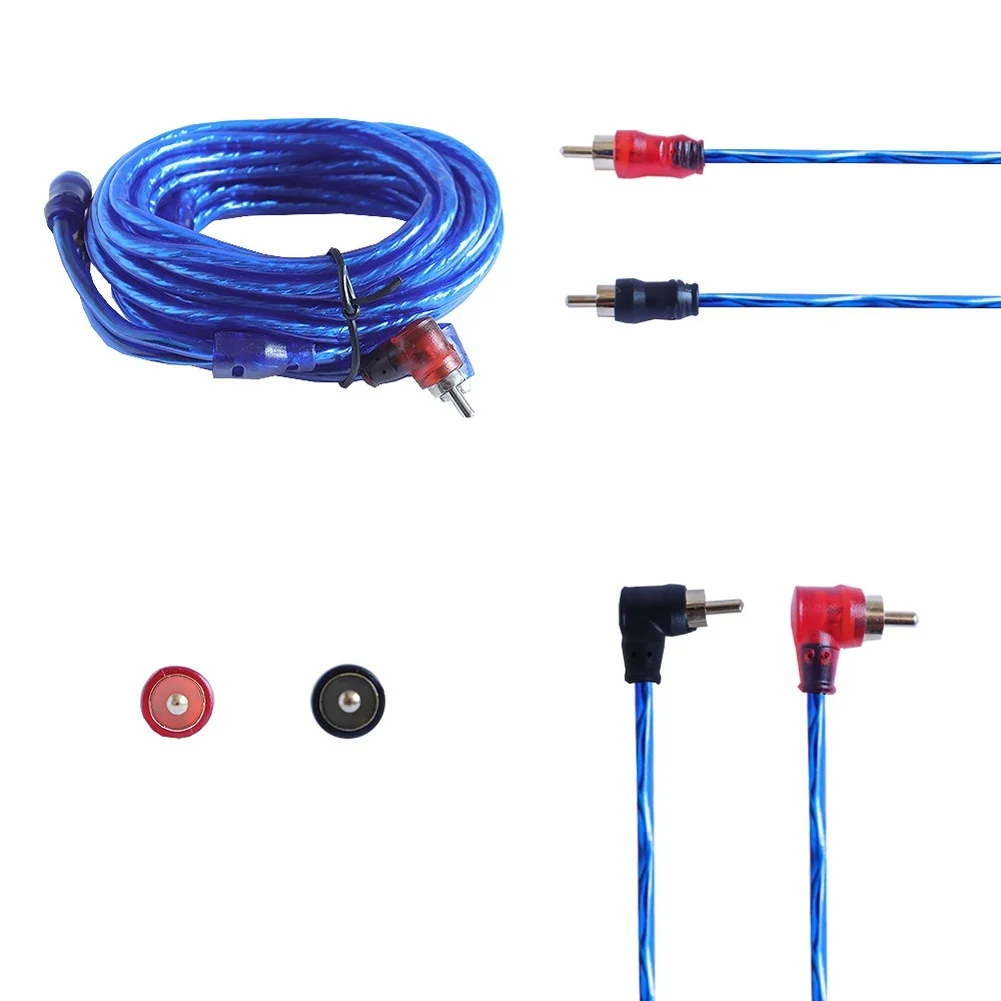 1500W 8GA Car Audio Speaker Wiring Kit With 60AMP Fuse Holder Thread For Subwoofer Installation Upgrade Accessories