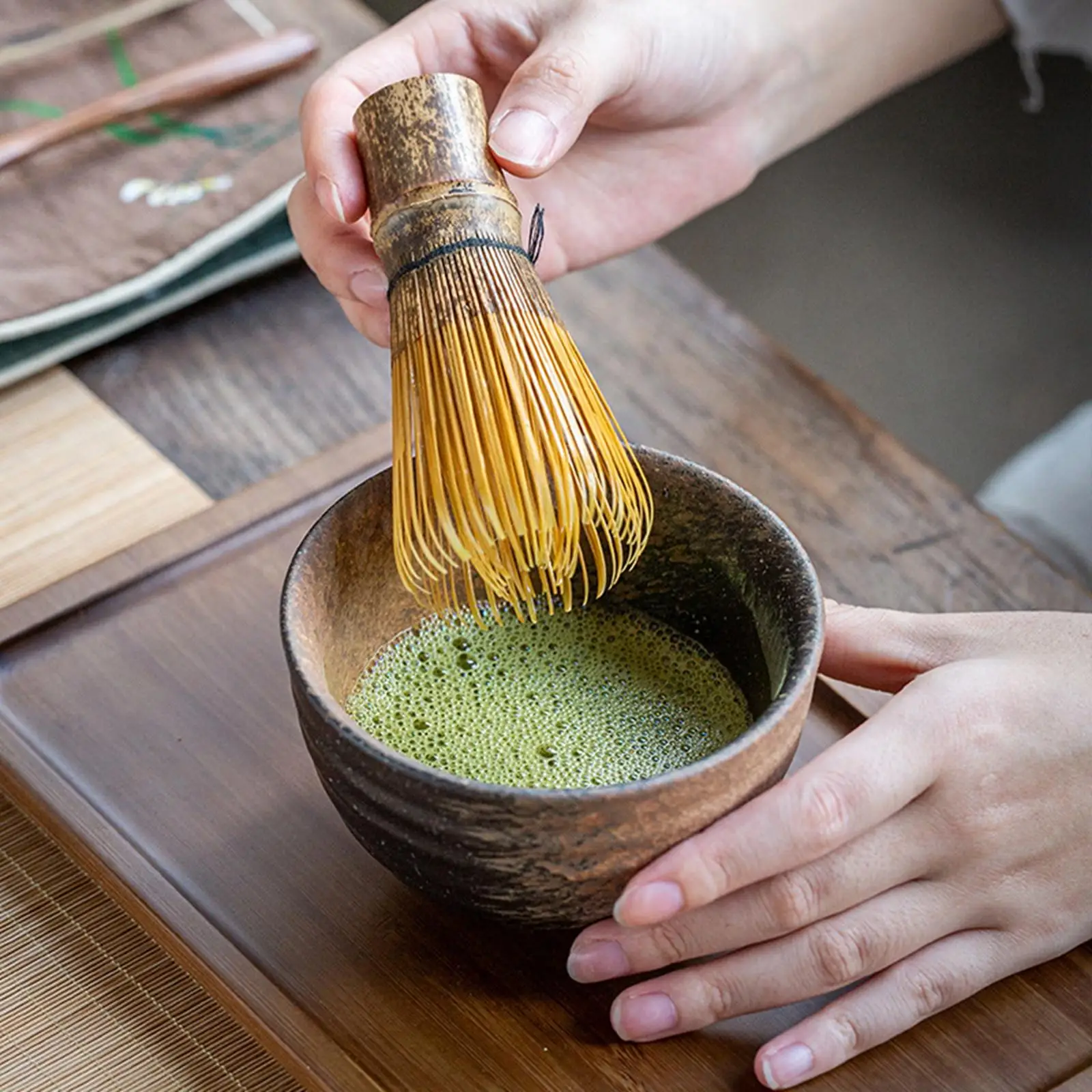 Handmade Matcha Tea Set Matcha - огляд і ціна Bamboo Whisk Chasen