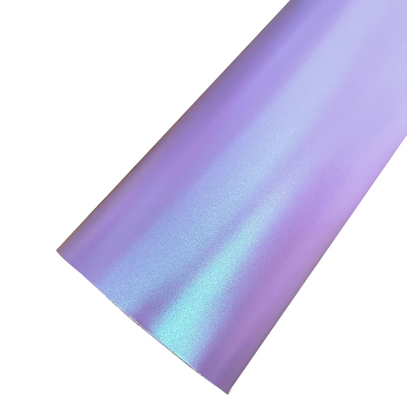 Matte Satin Flip Glacier Lavender Blue Vinyl Wrap Film Roll selbstklebender Car Wrapping Aufkleber mit Air Release