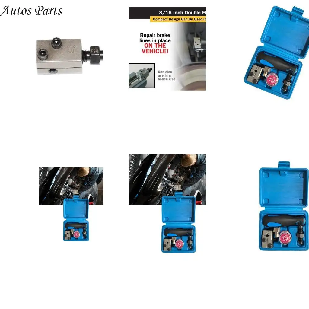 

57BA 3/16in 4.75mm Tubing Flaring Tool Brake Line Flaring Device Double Tool