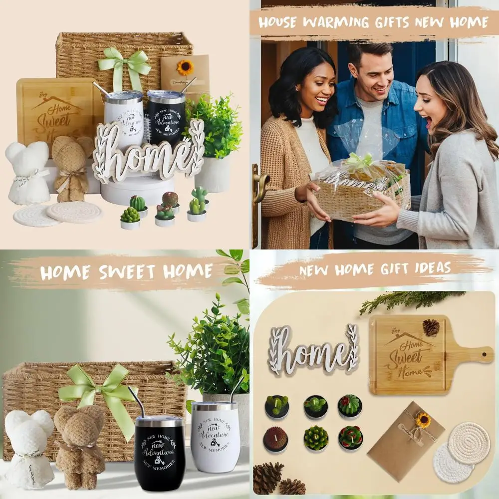 

Роскошный подарочный набор на новоселье из 18 предметов для новых дома: искусственные растения, ароматические свечи и идеи домашнего сладкого домашнего декора