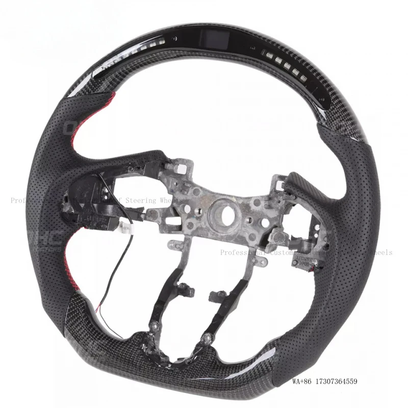 Suitable for Honda Fit LED speed display carbon fiber steering wheel car modification Honda fit