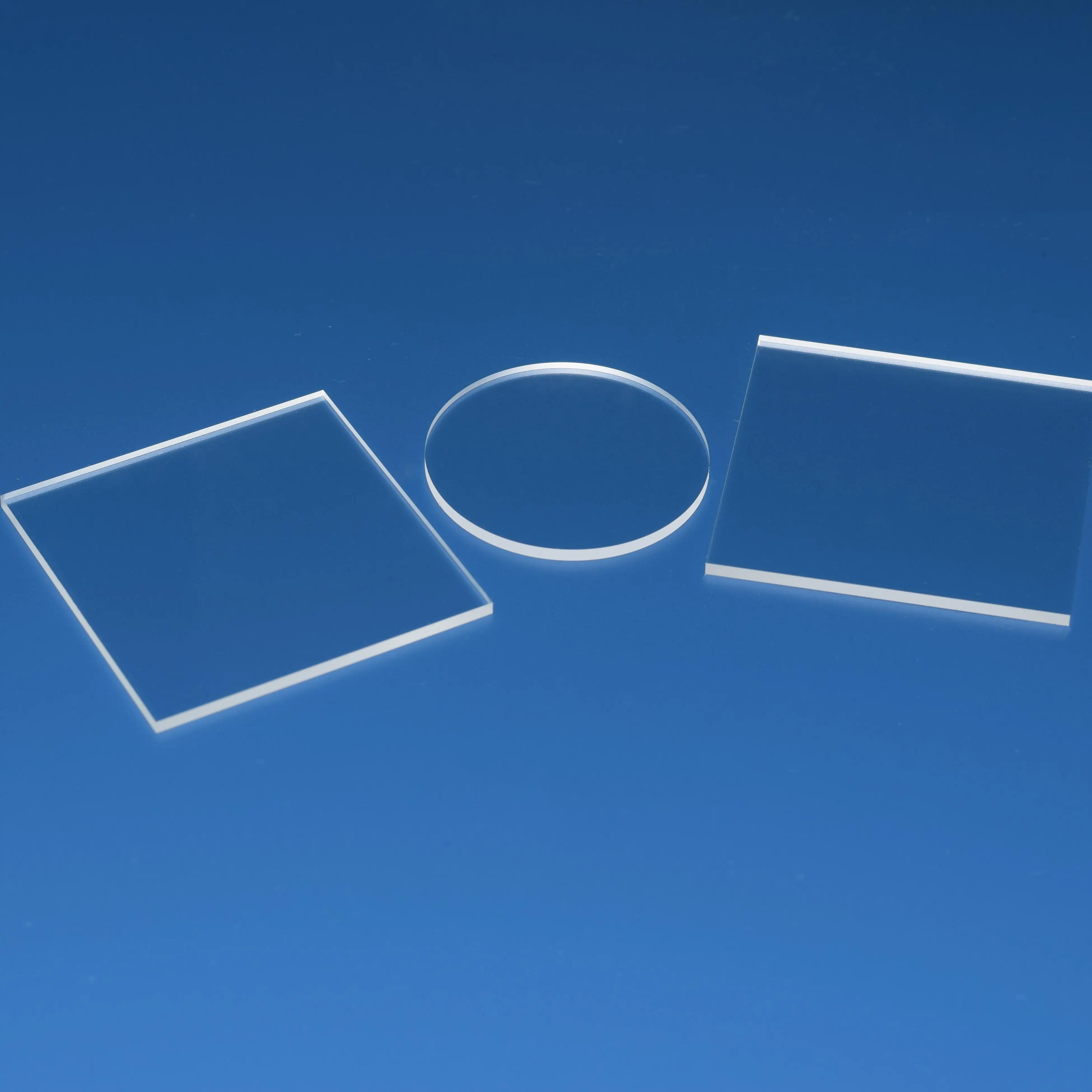 K9 Optical Glass Plate Replace BK7 Optical Window Sheet K9 Glass Polishing Sheet Optical Lens Visible Light Window Sheet