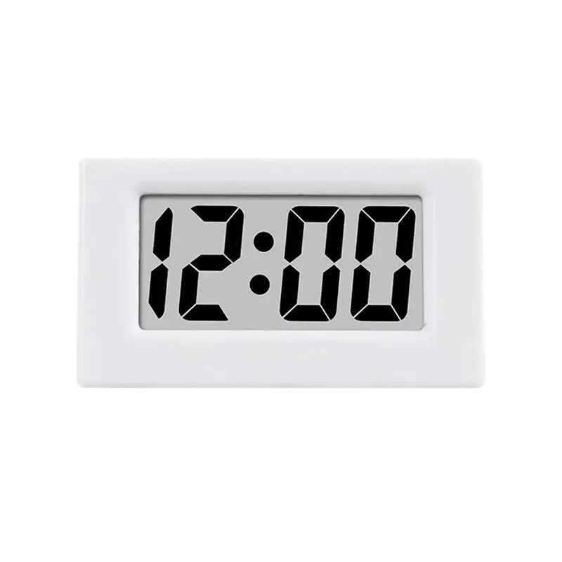 Mini Clock Triangle LED Screen Lectronic Digital Alarm Screen Desktop Clock For Home Office Table Bedroom Decor
